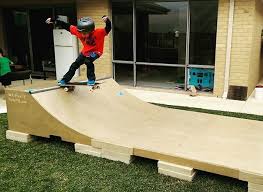 Learn how gator skins ramps builds better skateboard ramps for optimum density, hardness, flexibility, and level of grip. Ookkie Groms Stoked On New Backyard Mini Ramp