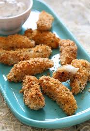 Healthy Baked Fish Sticks With Lemon Caper Sauce Recipe Skinny Taste Recipes Baked Fish Healthy Baking