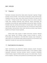 Di sinilah tempat kita menuju wawasan. Bab 7 Refleksi