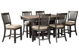 Shop for and buy counter height table online at macy's. Tyler Creek Counter Height Dining Table And 6 Counter Stools Furniture Exchange