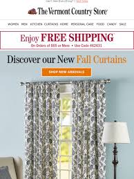 Country stars kitchen curtain set. Vermont Country Store Our New Fall Curtain Collection Free Shipping Milled