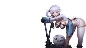 When you come to the shack near the entrance to the village, examine the flowers for a cutscene. Kaine From Nier Replicant 1920 X 1080 Album On Imgur