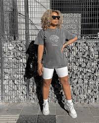 Black Biker Shorts Outfit Pinterest 