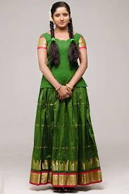 South Indian Village Traditional Dress Blouse And Long Skirt Girls Actress New Gallery Actre Traditional Indian Dress Long Dress Design Traditional Dresses