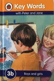 I vividly remember learning to read with these books. Ladybird Peter And Jane Key Words Reading Scheme Book 3b Boys And Girls Girls Series Early Readers Books Boy Or Girl