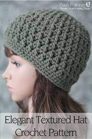 Crochet Pattern Crochet Hat Pattern Crochet Patterns For Etsy Easy Crochet Hat Patterns Crochet Hats Easy Crochet Hat
