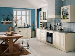 Grand Bleu Sur La Deco Joli Place Cuisines Design Couleur Cuisine Cuisine Minuscule