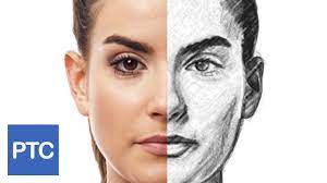 Download the photo you want to turn into a cartoon onto your computer. How To Create A Pencil Drawing From A Photo In Photoshop Line Drawing Effect Youtube