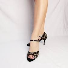 Chaussures de danse de salon toulouse. Chaussures De Danse Femme Leopard Semelle Gomme Lidmag 600 Adc Danse