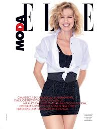 Those who don't believe in magic will never find it. Eva Herzigova Elle Italy 2019 06 Gotceleb