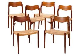 Vintage Moller Chairs Set Of 6 Chair Teak Chairs Furniture
