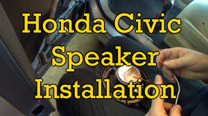 Honda Civic Speaker Installation 2006 2006 2011 Similar