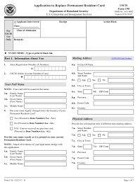 Check spelling or type a new query. Uscis Form I 90 Download Fillable Pdf Or Fill Online Application To Replace Permanent Resident Card Templateroller
