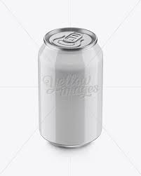 Download 330ml Glossy Aluminium Can Mockup High Angle Shot Psd With Images High Angle Shot