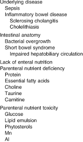 Factors Implicated In The Aetiology Of Parenteral Nutrition Associated Download Table