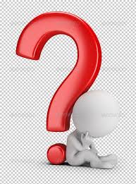 3d Small Person Sitting Next To A Question Mark 3d Image Transparent High Resolution Png With This Or That Questions Graphic Design Templates Envelope Design