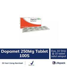 Jual Dopamet 250 Mg 100 Tablet Obat Hipertensi Lifepack Id