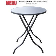 Party Table Ardenne With O80cm Mlit Table Top Anthracite Height Of The Table 110cm Cocktail Table High Table Par Stackable Furniture Party Table Bar Table