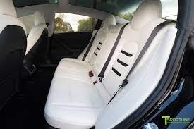 Research, compare and save listings, or contact sellers directly from 19 model 3 front seat comfort is the best of any sedan i have sat in. Tesla Model 3 Seat Upgrade Interior Kit In Perforated Insignia Design Tagged Color White Leather T Sportline Tesla Model S 3 X Y Accessories