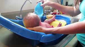 Once your baby is ready for a bath, you might use a plastic tub or the sink. How To Bathe A Newborn Baby Bath 101 Video Dailymotion
