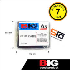( ukuran 33x48cm , area cetak 32x47cm ) Id Card Mika Big A3 115mm X 92mm Name Tag Glue Card Card Holder Shopee Indonesia