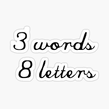 Learn to make your own custom diy stickers. Three Letter Stickers Redbubble