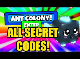 1 , 2 , 3 , 4 , ect. All Secret Owner Codes In Ant Colony Simulator Codes In Description Youtube