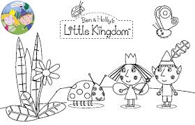Then you can print it and color it as you like. Printable Ben And Holly Little Kingdom Coloring Page Ben And Holly Free Coloring Pages Coloring Pages