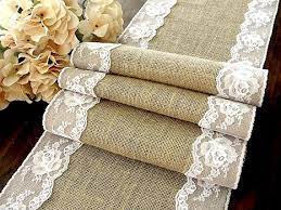 Burlap Table Runner Wedding Table Runner With By Hotcocoadesign Table Runners Wedding Lace Table Runner Wedding Diy Table Runner Wedding