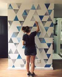 But before you do, make sure you aren't. This Glam Wall Painting Trend Is Making A Comeback And I Can T Wait To Try Dress Your Home Diy Living Room Paint Wall Design Diy Wall Painting