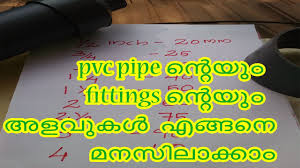 Measuring pipe size can be a little confusing at first, but anyone can learn how to do it. How To Measure Pvc Pipe And Fittings Size Malayalam à´ª à´ª à´ª à´¨ à´± à´…à´³à´µ à´•à´³ à´®à´¨à´¸ à´² à´• à´• Youtube