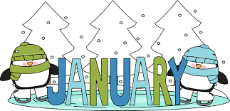 January Clip Art And New Year Clip Art Printable And Templates Calendar Free Calendar Activities Arts Month Clip Art