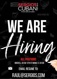 Sergio S Restaurant Home Miami Florida Menu Prices Restaurant Reviews Facebook