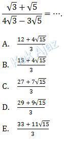 Tingkat ketelitian dari suatu hasil pengukuran dipengaruhi oleh banyaknya angka penting. Pembahasan Matematika Ipa Un 2013 No 1 5
