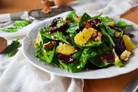 Spinat Salat Mit Orangen Rezept In 2020 Spinat Salat Spinat Und Salat