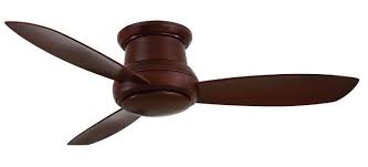 Switch up your look with the five reversible blades of dark hickory or black hickory colors. Minka Aire F519 Wh Concept Ii 52 Flush Mount Ceiling Fan With Light Remote Control White Flushmount Ceiling Fan Amazon Com