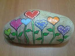 Kalp Tas Boyama Google Da Ara Rock Crafts Rock Art Painted Rocks