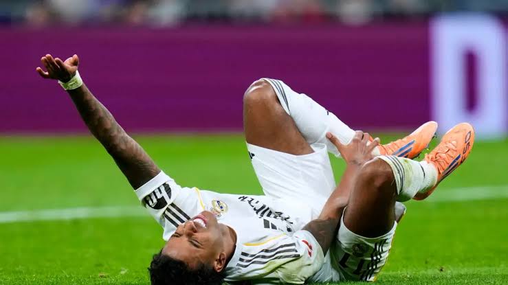 Rodrygo se machucou no jogo Real Madrid contra o Getafe