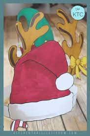 Save the egg shells after cracking them open when you make scrambled or fried eggs and turn them into santa hat ornaments to hang on christmas tree! Christmas Hats To Print And Color The Kitchen Table Classroom