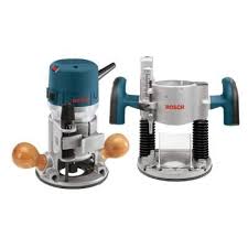 Bosch 12 Amp 2 1 4 In Corded Peak Variable Speed Plunge And Fixed Base Router Kit With Hard Case 1617evspk The Home Depot Bosch Router Jet Woodworking Tools Combo Kit