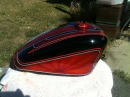 Black And Red Motorcycle Paint Jobs Red Black Gas Tank Paint Custom Motorcycle Paint Jobs Motorcycle Painting