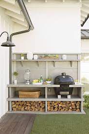 Beyond The Barbecue 15 Streamlined Kitchens For Outdoor Cooking Remodelista Small Outdoor Kitchen Design Modern Outdoor Kitchen Outdoor Kitchen