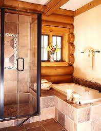 Secluded Colorado Log Cabin Photos Log Home Bathrooms Log Cabin Bathrooms Log Home Interiors