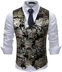 Alibaba.com bietet 16738 herren blauen anzug weste produkte an. Allthemen Weste Herren Westen Gilet Jacquard Anzugweste Fur Hochzeit Und Party Blau X Small Amazon De Bekleidung Anzug Weste Kleid Weste Anzugweste