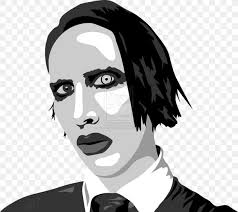 Marilyn Manson Art Drawing Monochrome Png 947x844px Marilyn Manson Art Black And White Black Hair Deviantart