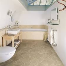 A dark, stone or slate tile floor is a stylish look that radiates elegance, sophistication, and of course, timelessness. June 2013 Bathroom Floors Bathroom Tile Collections