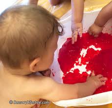 According to the urban child institute, your baby's brain with double in size in the first two years! Month 9 Top 10 Sensory Activities For Your 9 Month Old Baby Sensory Lifestyle