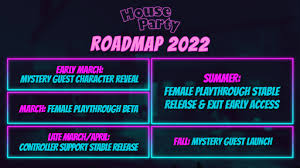 House Party Roadmap 2022 : r/HousePartyGame