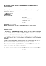 22 mai 1969, conclusion de la convention à vienne, qui est ouverte à la signature le 23 mai. Degats Des Eaux Demande De Prise En Charge Des Frais De Recherche De Fuite Lettre Type Ufc Que Choisir