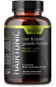Bioschwartz hair growth vitamins with biotin. Amazon Com Hair Growth Supplement For Men Grow Hair Stop Hair Loss Regrow Hair Beard Growth Skin And Nail Vitamin Mens Hair Regrowth With Biotin For Men Kelp Bamboo